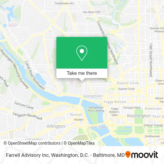 Farrell Advisory Inc map