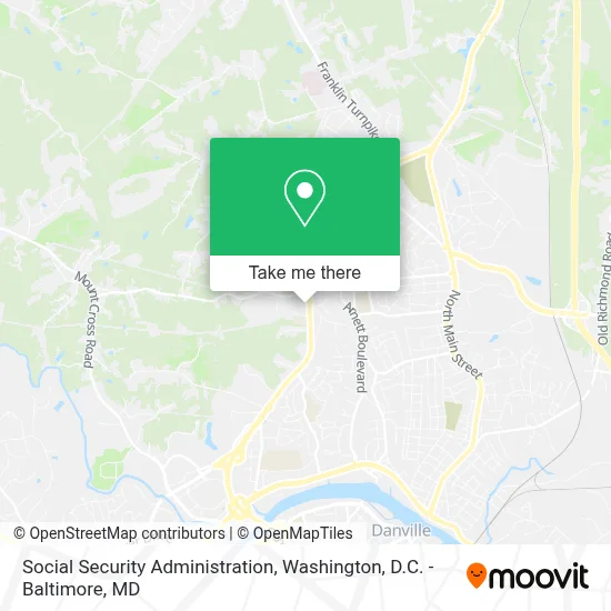 Social Security Administration map