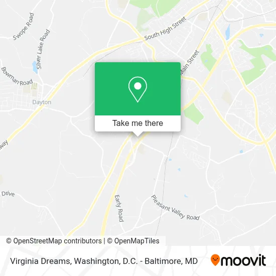 Virginia Dreams map