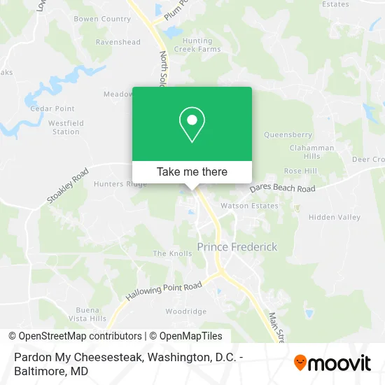 Pardon My Cheesesteak map