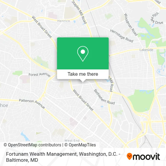 Fortunam Wealth Management map