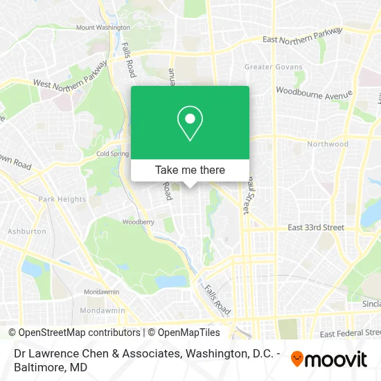 Dr Lawrence Chen & Associates map