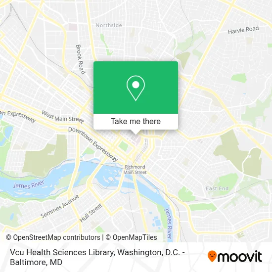 Vcu Health Sciences Library map