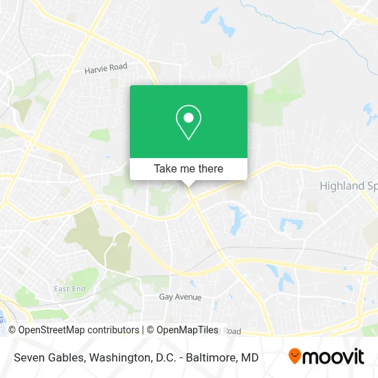 Seven Gables map