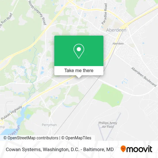 Cowan Systems map