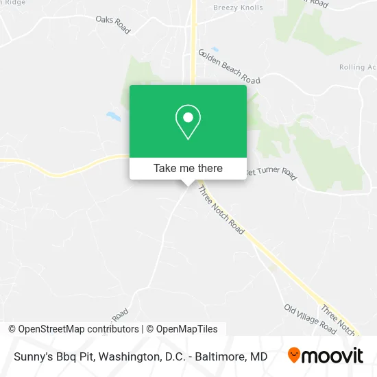 Sunny's Bbq Pit map
