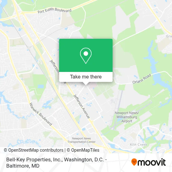 Bell-Key Properties, Inc. map