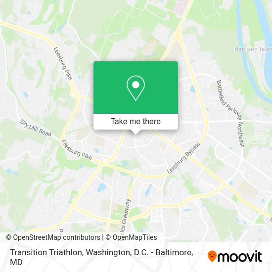Transition Triathlon map