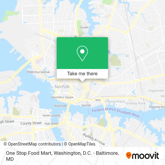 One Stop Food Mart map