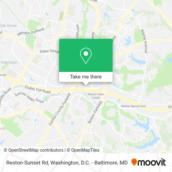 Reston-Sunset Rd map