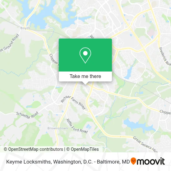 Keyme Locksmiths map
