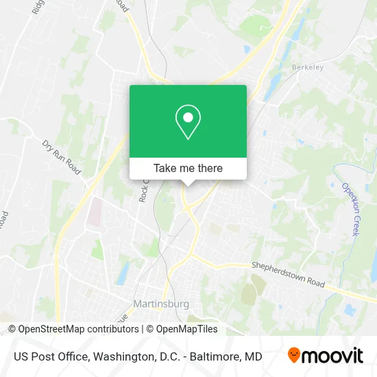 Us Post Office map