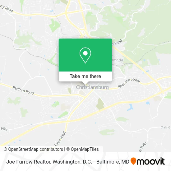 Joe Furrow Realtor map