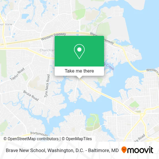 Brave New School map