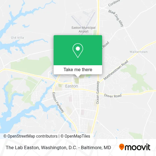 The Lab Easton map