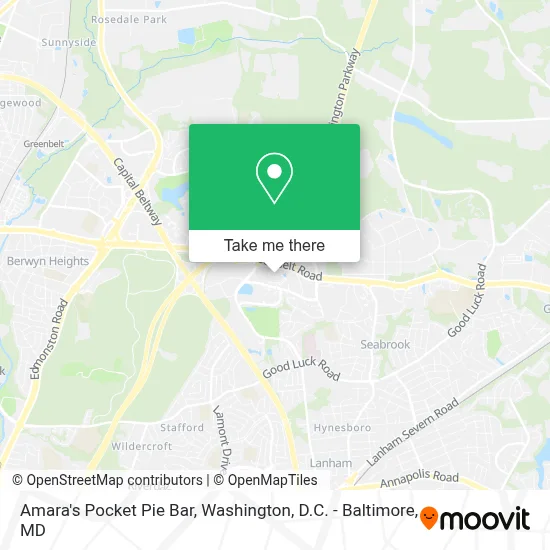 Amara's Pocket Pie Bar map