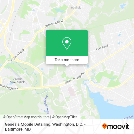 Genesis Mobile Detailing map