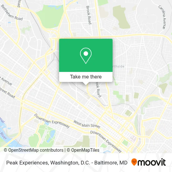 Peak Experiences map