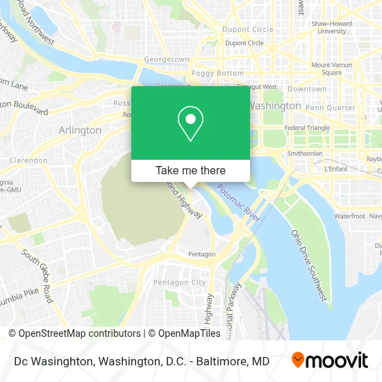 Dc Wasinghton map