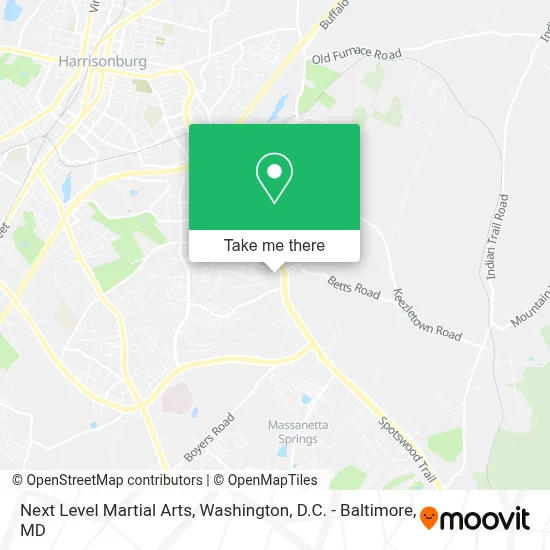 Next Level Martial Arts map