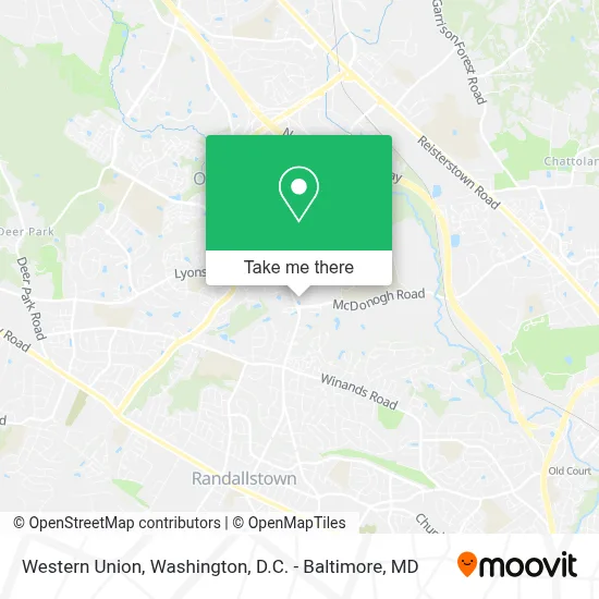 Western Union map