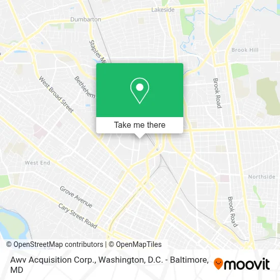 Awv Acquisition Corp. map