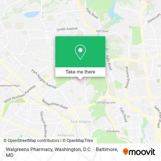 Walgreens Pharmacy map