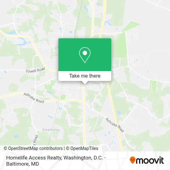 Homelife Access Realty map
