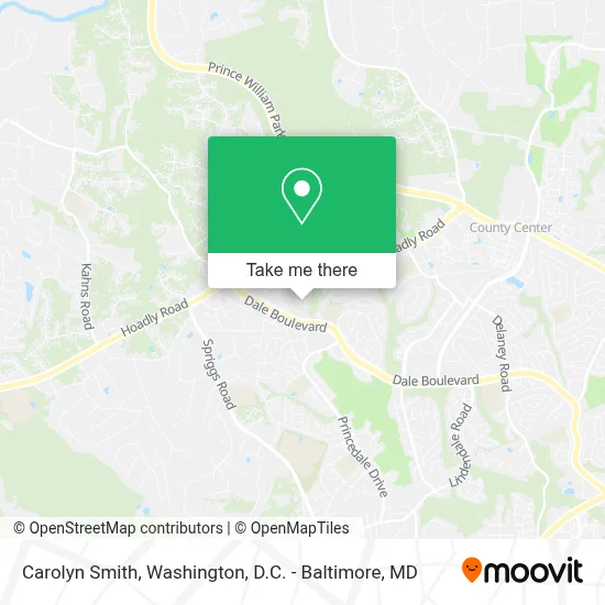 Carolyn Smith map