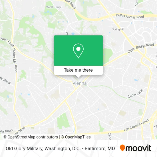 Old Glory Military map