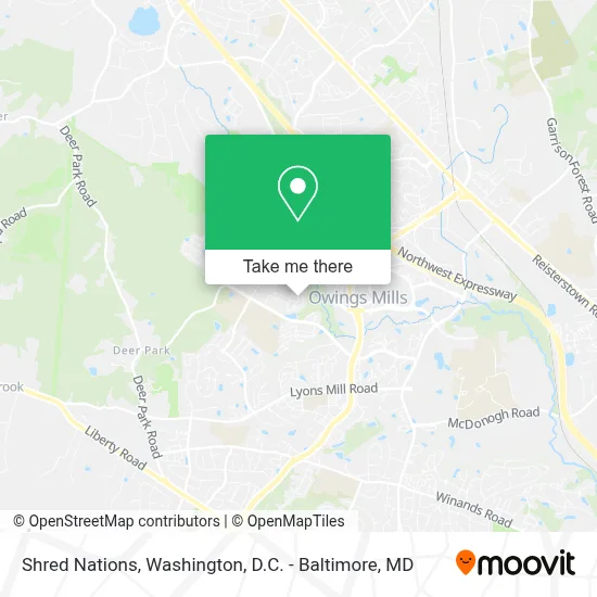 Shred Nations map