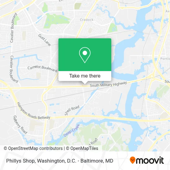 Phillys Shop map