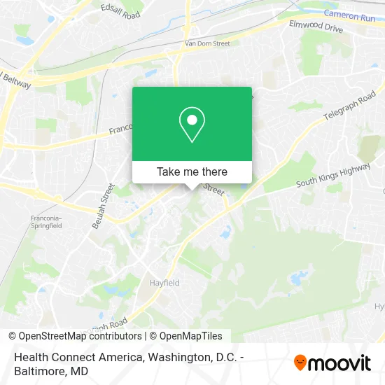 Health Connect America map