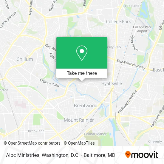 Albc Ministries map