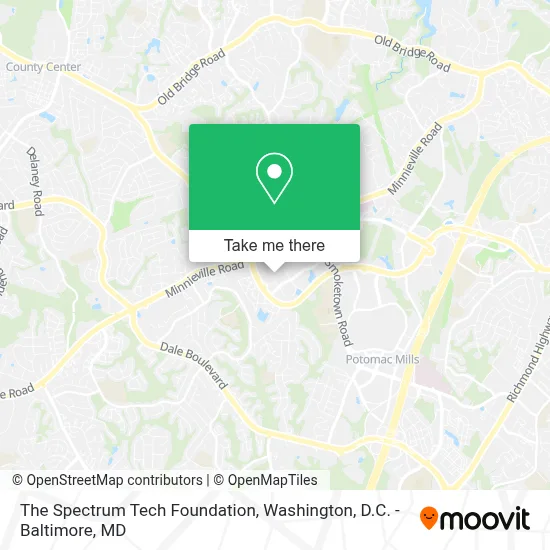 The Spectrum Tech Foundation map