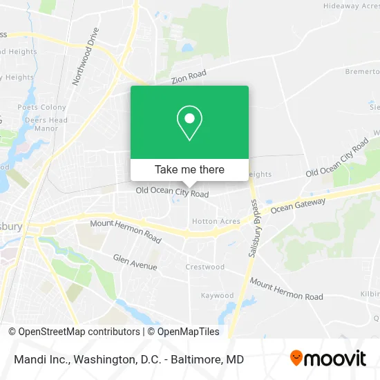 Mandi Inc. map
