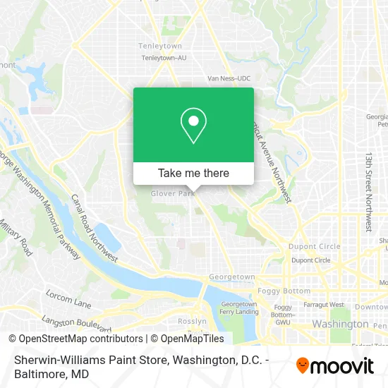 Sherwin-Williams Paint Store map