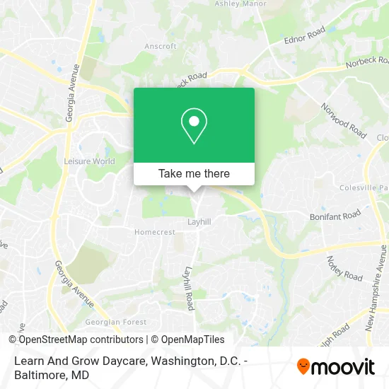 Learn And Grow Daycare map
