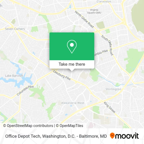 Office Depot Tech map
