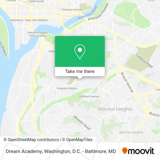 Dream Academy map