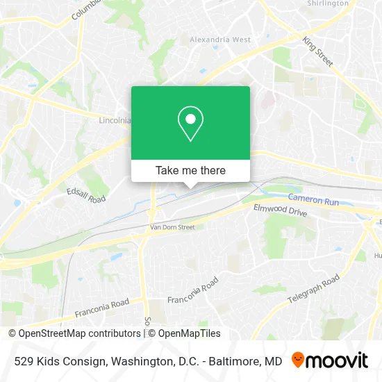 529 Kids Consign map