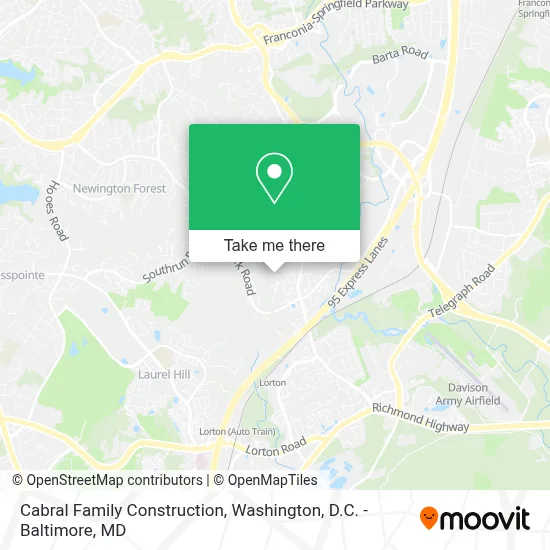 Cabral Family Construction map
