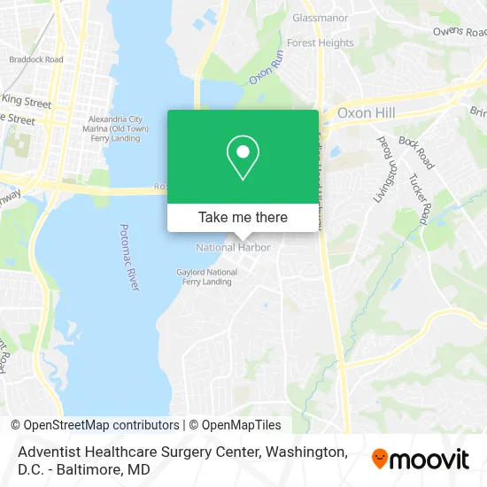 Adventist Healthcare Surgery Center map