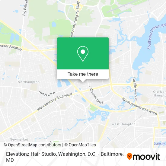Elevationz Hair Studio map