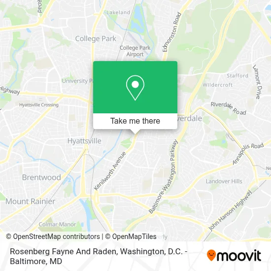 Rosenberg Fayne And Raden map
