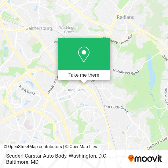 Scuderi Carstar Auto Body map
