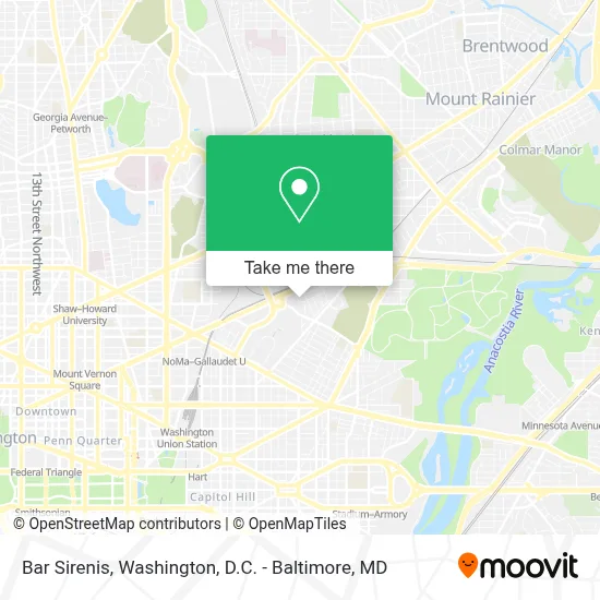 Bar Sirenis map