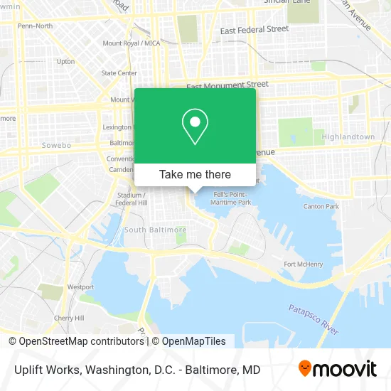 Uplift Works map