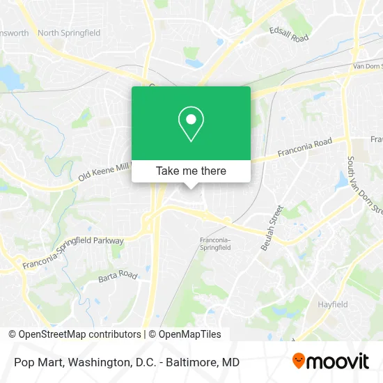 Pop Mart map