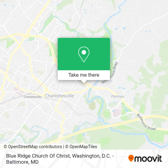 Blue Ridge Church Of Christ map